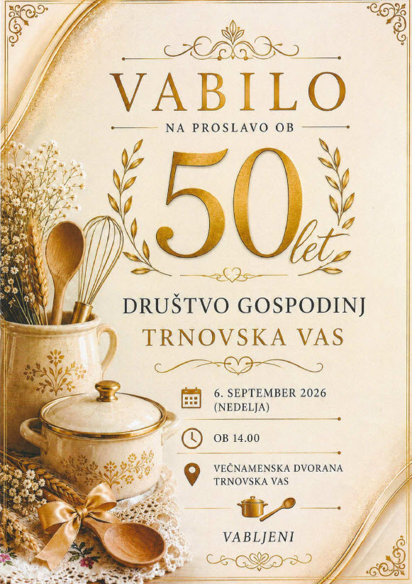 vabilo gospodinje